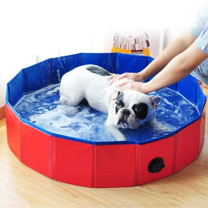 Foldable Pool for Pet and Kids - Portable and Durable Splash Fun for the Whole Family