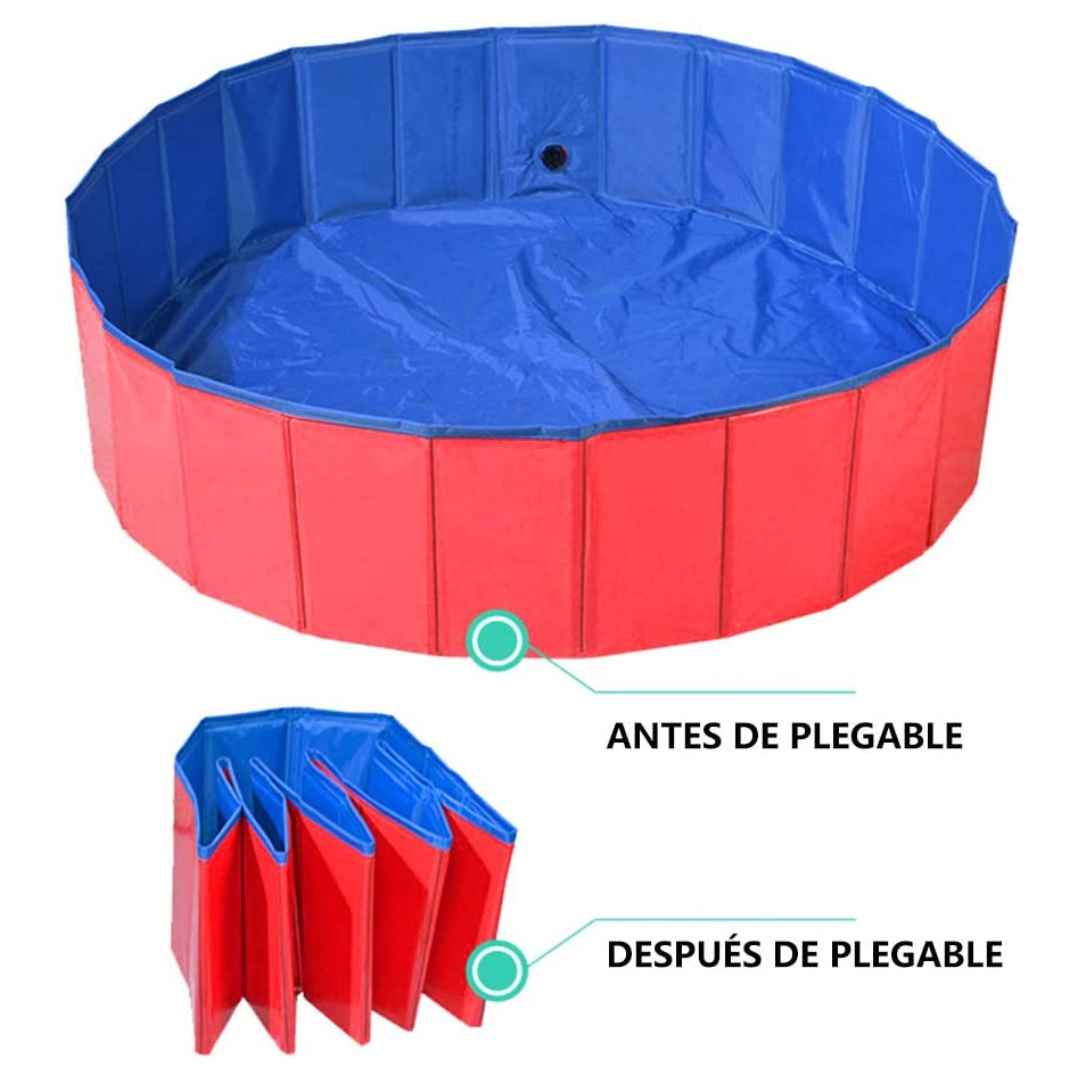 Foldable Pool for Pet and Kids - Portable and Durable Splash Fun for the Whole Family