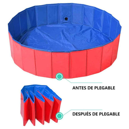 Foldable Pool for Pet and Kids - Portable and Durable Splash Fun for the Whole Family