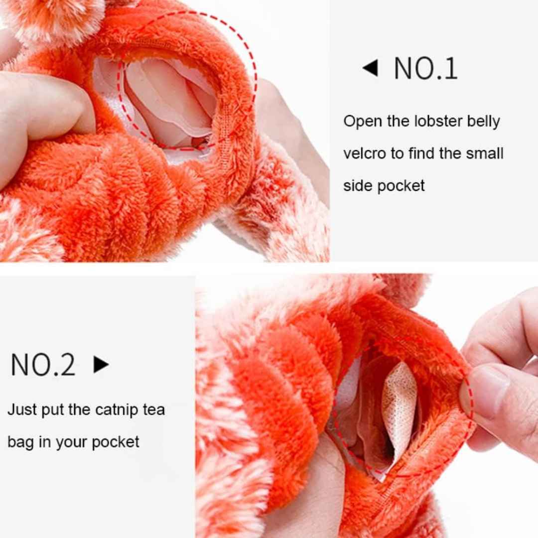 Floppy Lobster Interactive Dog Toy