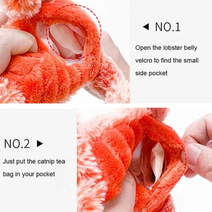 Floppy Lobster Interactive Dog Toy