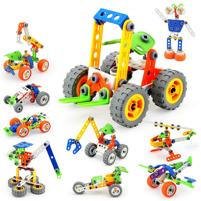 DIY Construction Building Blocks Toy Set