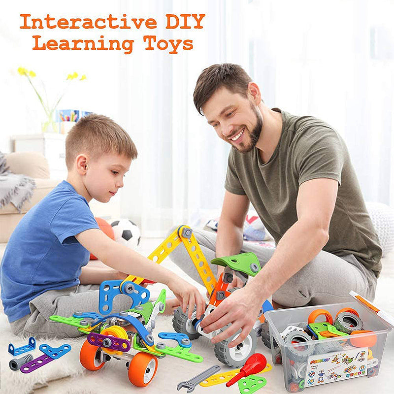 DIY Construction Building Blocks Toy Set