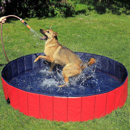 Foldable Pool for Pet and Kids - Portable and Durable Splash Fun for the Whole Family