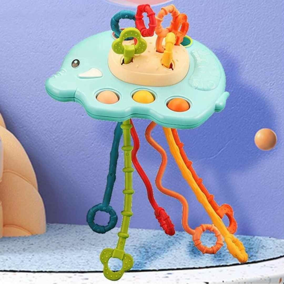 Silicone Pulling String Toy