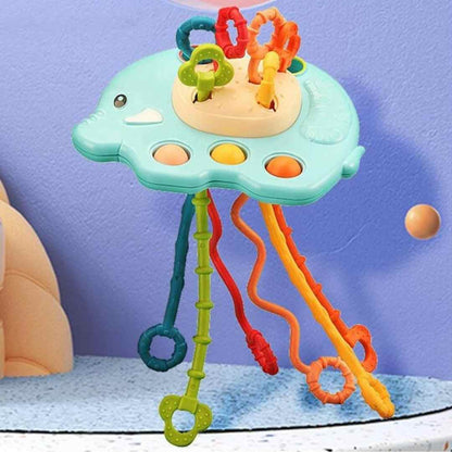 Silicone Pulling String Toy