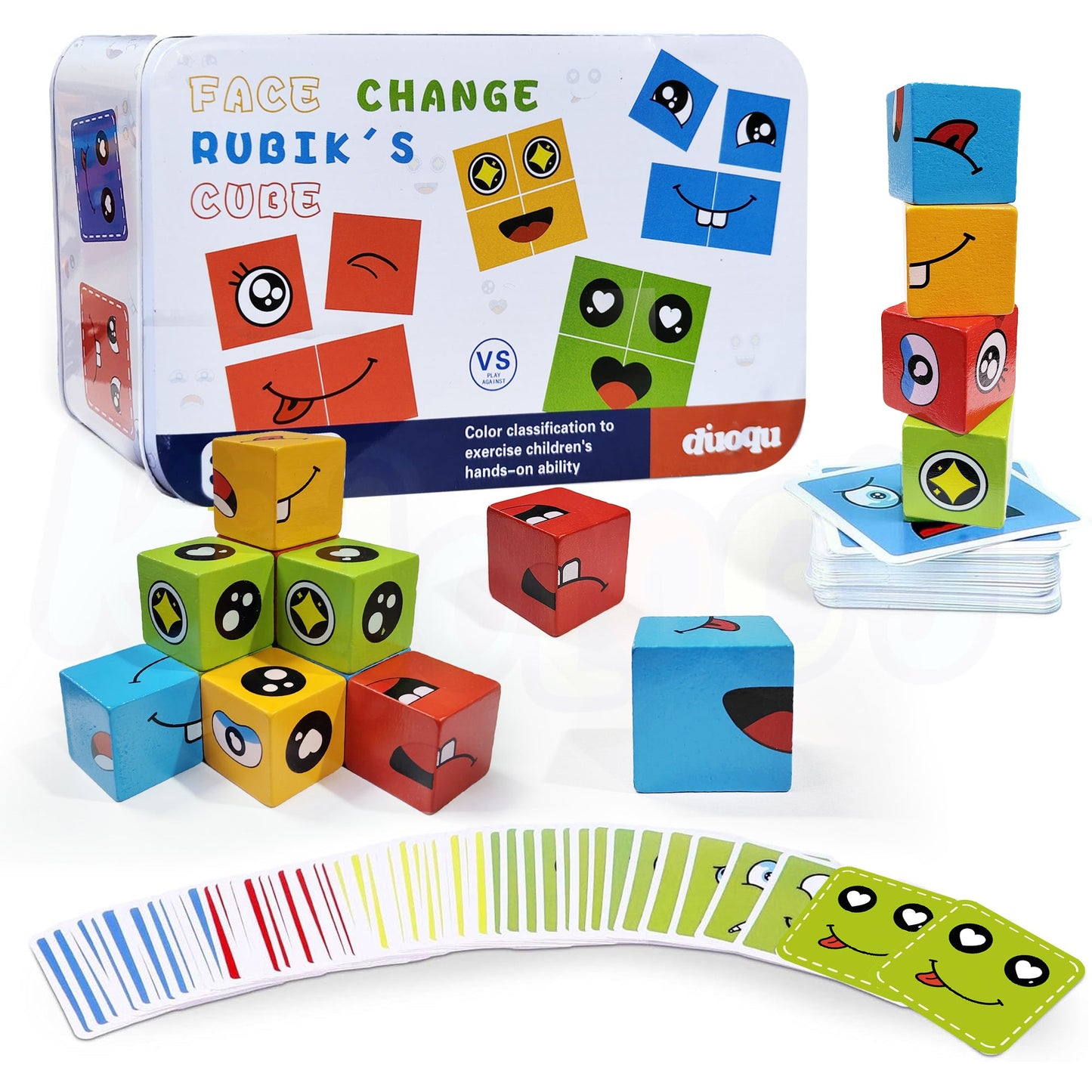 Emoji Cube Face Change Game