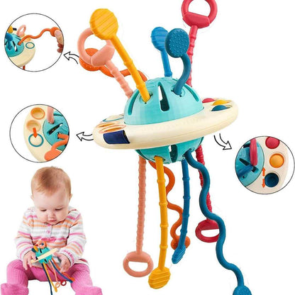 Silicone Pulling String Toy
