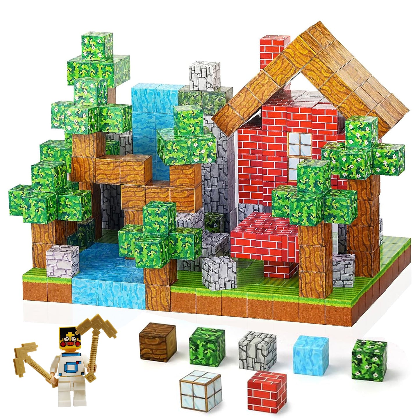 Magnetic Building Blocks – MineCrafter Edition