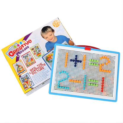 Mushroom Nail Board Creative Mosaic Puzzle Toy