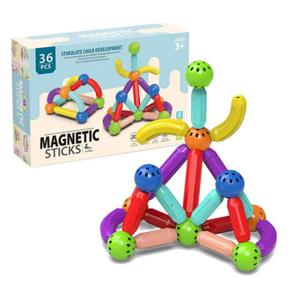 Magnetic Sticks Building Blocks Learning Toy