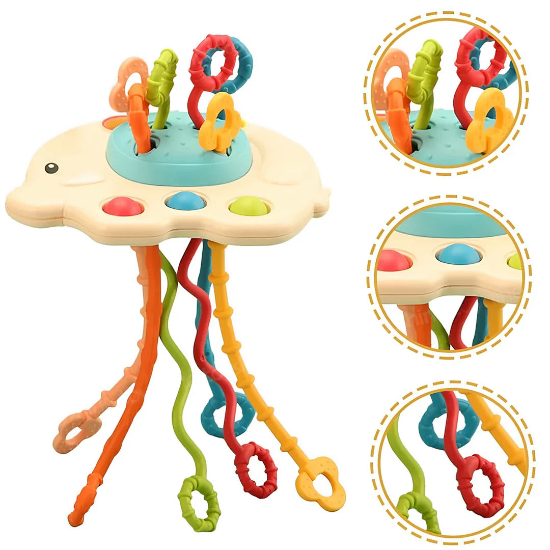 The Montessori UFO Silicone Toy
