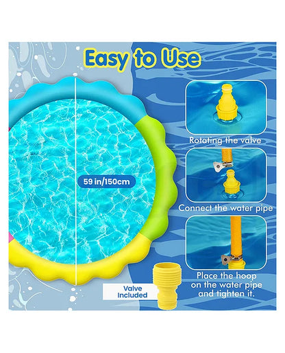 Non-Slip Splash Round Pool