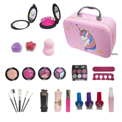 Washable Unicorn Makeup Suitcase