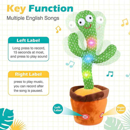 Kids Dancing Talking Cactus Toys for Baby