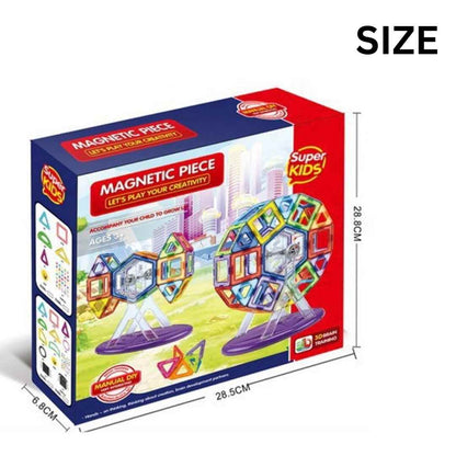 Magnetic Chip Building Block Set (83 Pcs)