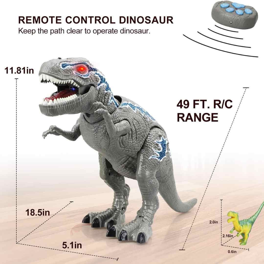 Remote Control Dinosaur Toys for Kids T Rex Dinosaur Toys