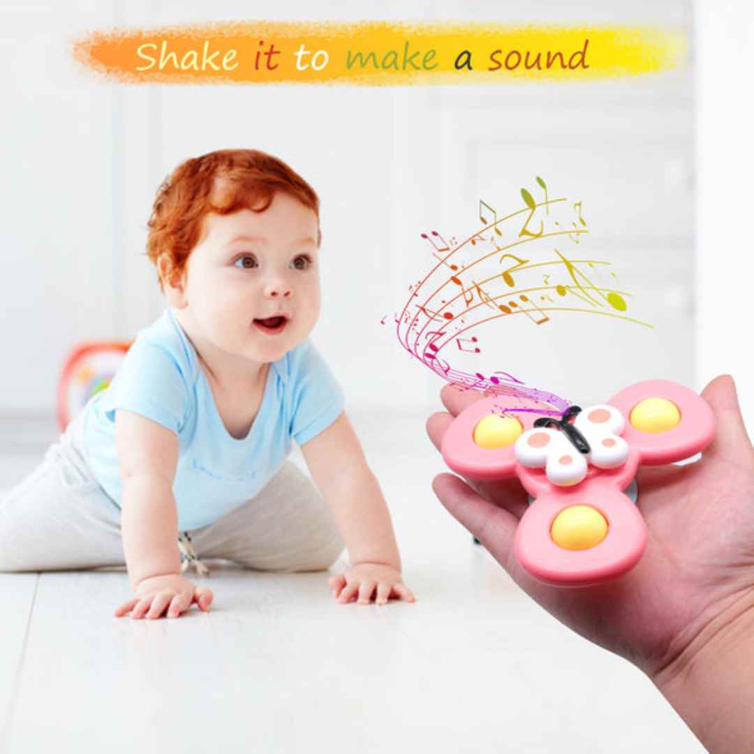 Children's Fun Suction Cup Spinner Toy ( Set of 3 )