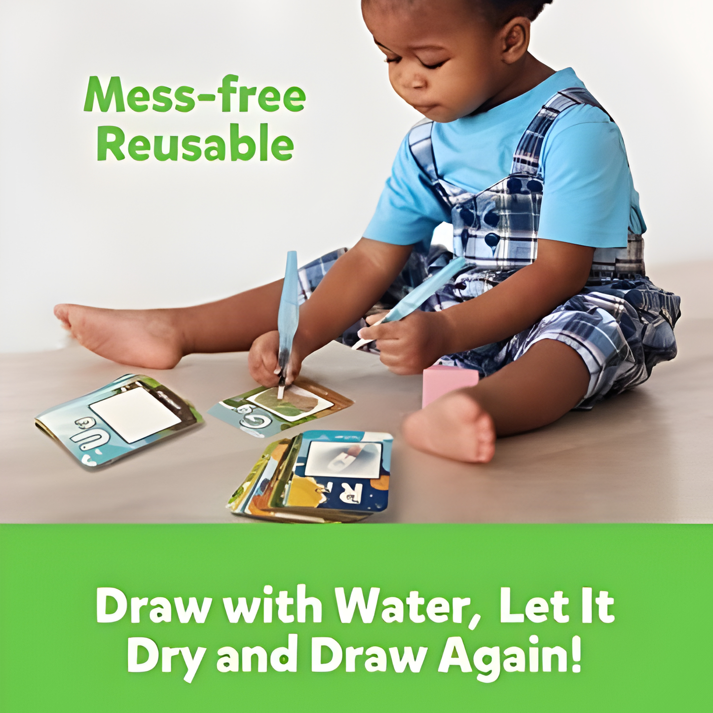 Alphabet Water Coloring Cards