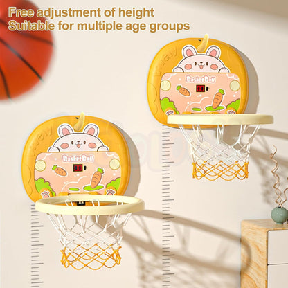 2-in-1 Ultimate Indoor Fun: Basketball + Ring Toss Game Set