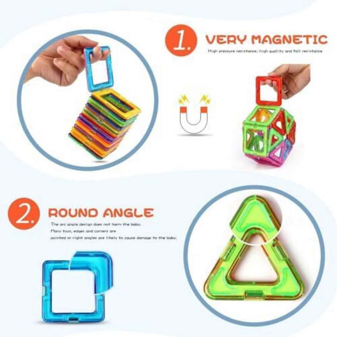 Magnetic Chip Building Block Set (83 Pcs)