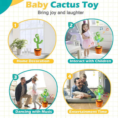Kids Dancing Talking Cactus Toys for Baby