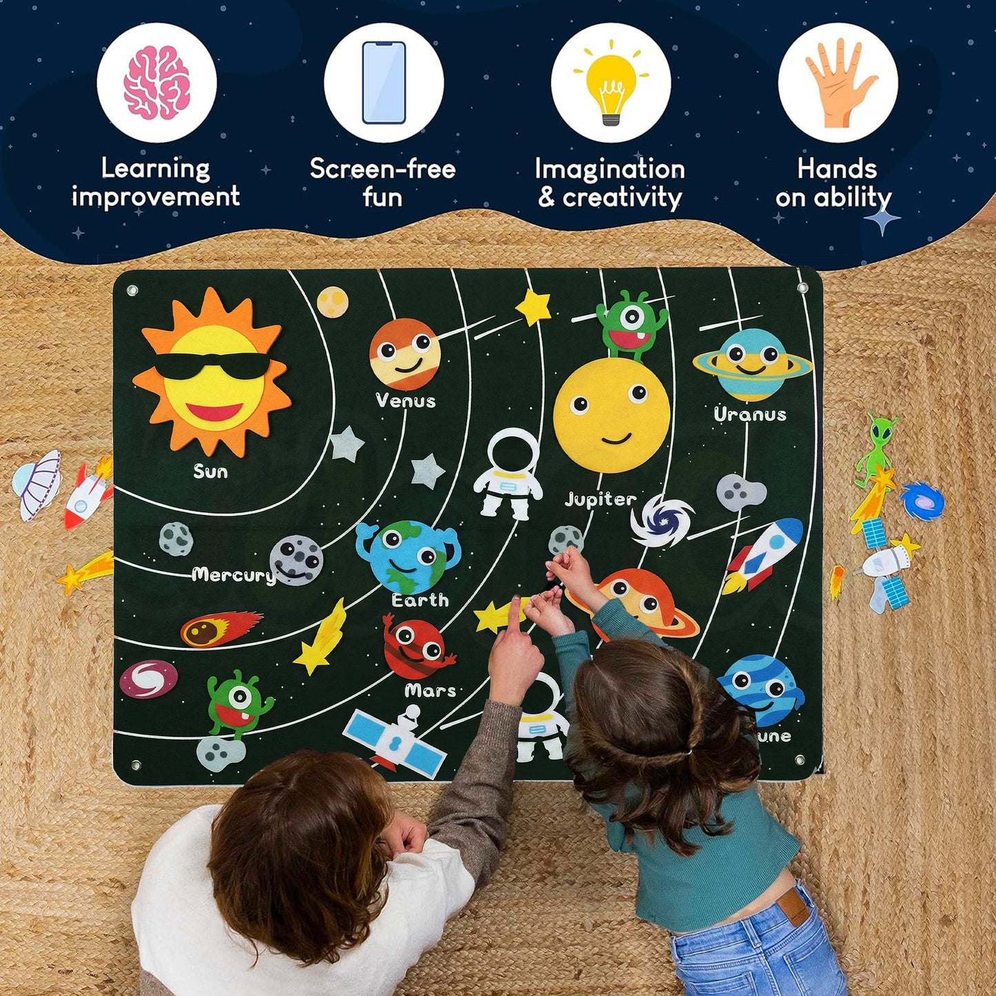 Montessori Felt Story Board Set