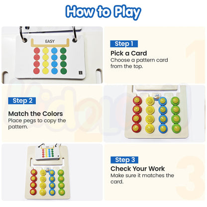 Montessori Slide Puzzle Toy