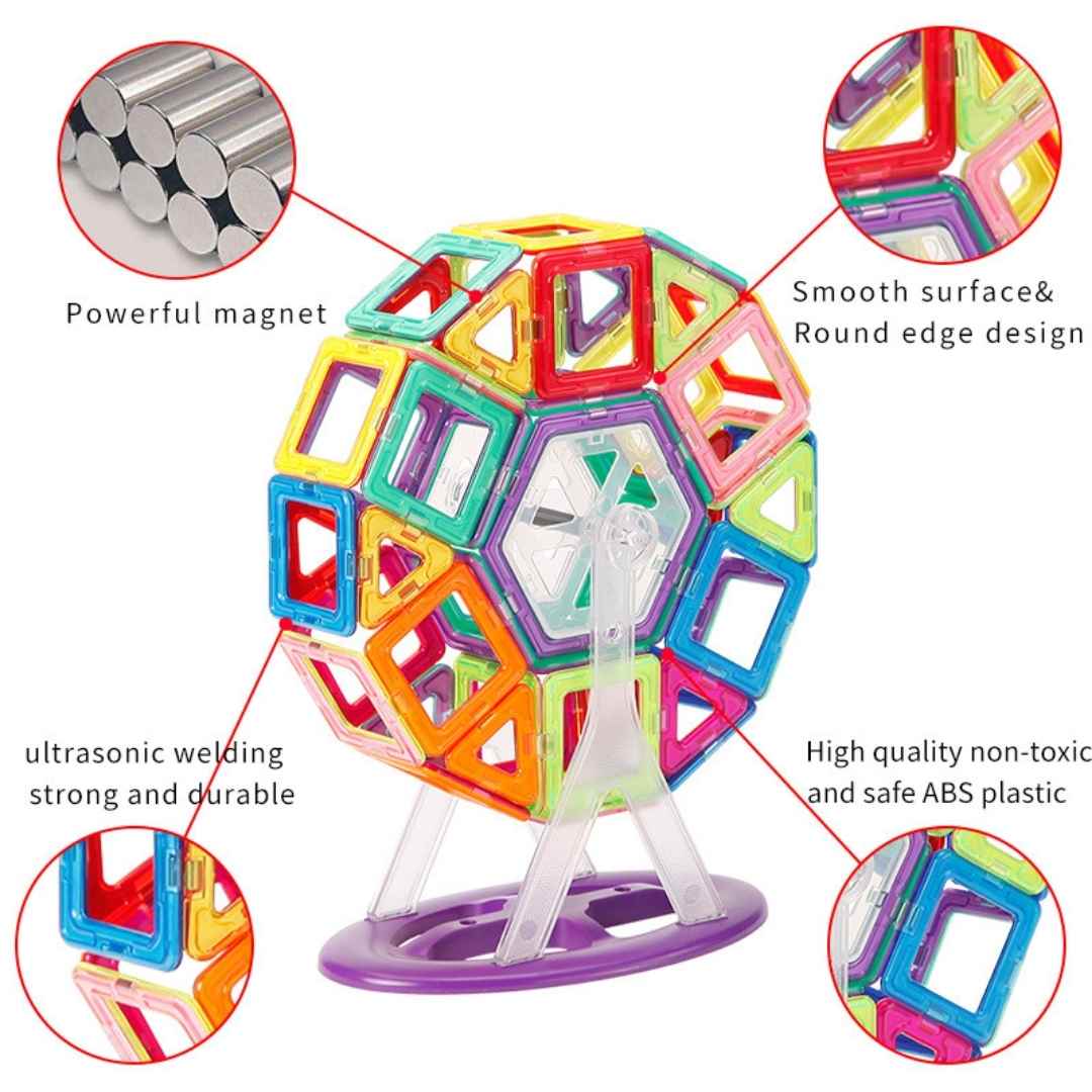 Magnetic Chip Building Block Set (83 Pcs)