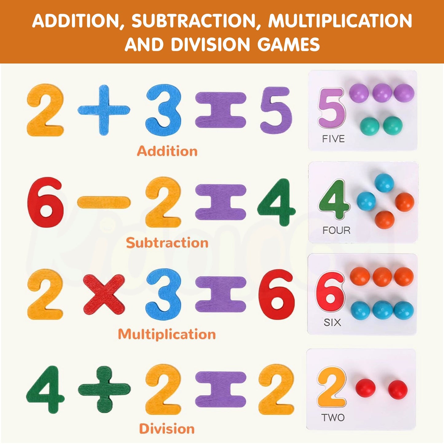 Montessori Arithmetic Math Toy Set