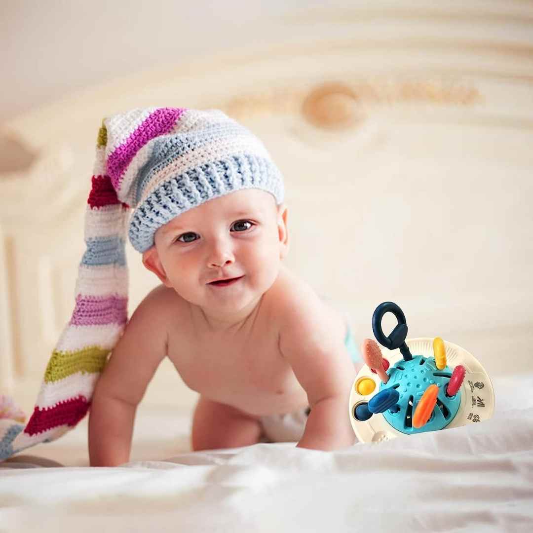 Silicone Pulling String Toy