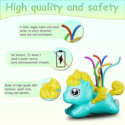 Unicorn Water Sprinkler Toy