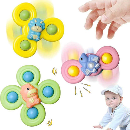 Children's Fun Suction Cup Spinner Toy ( Set of 3 )