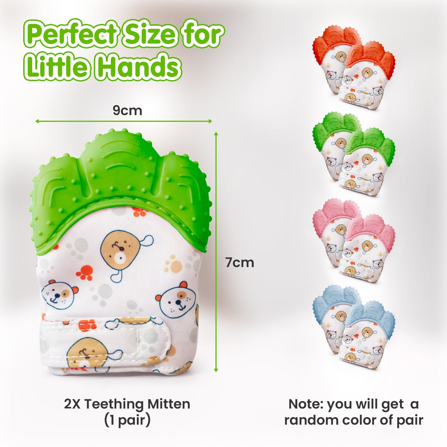 Baby Soft Teether Glove - Set of 2