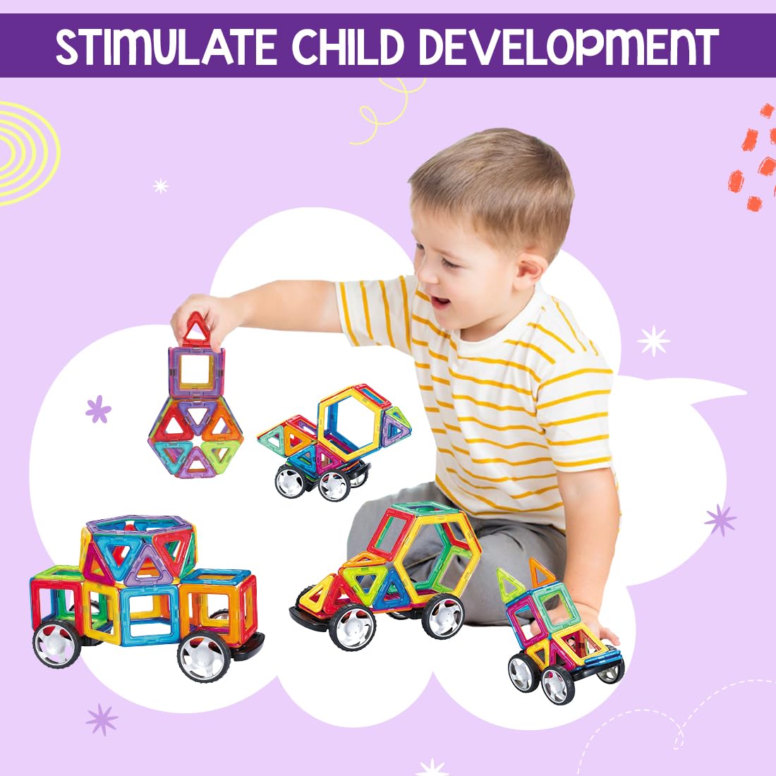 Magnetic Blocks STEM Toy