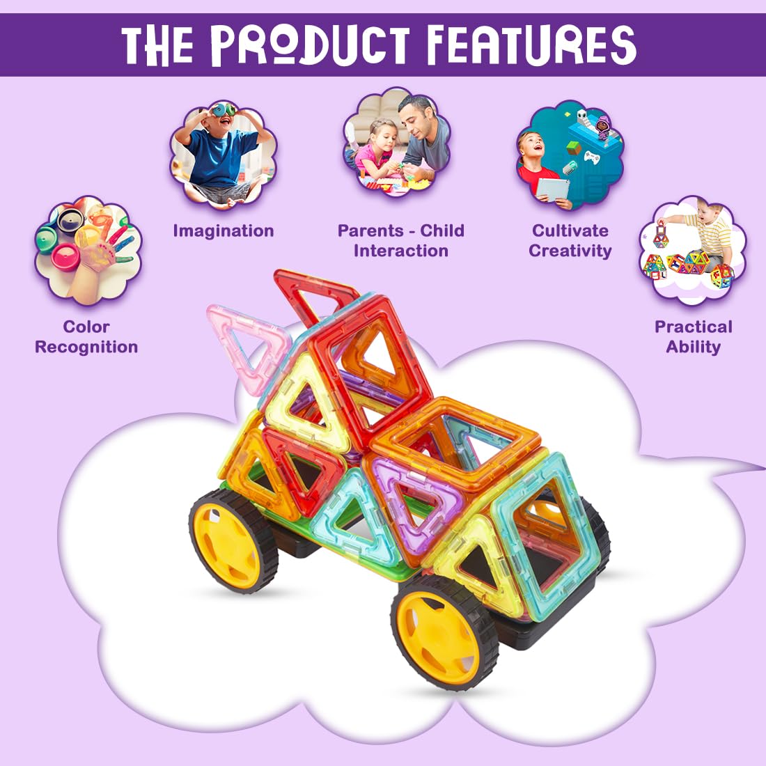 Magnetic Blocks STEM Toy