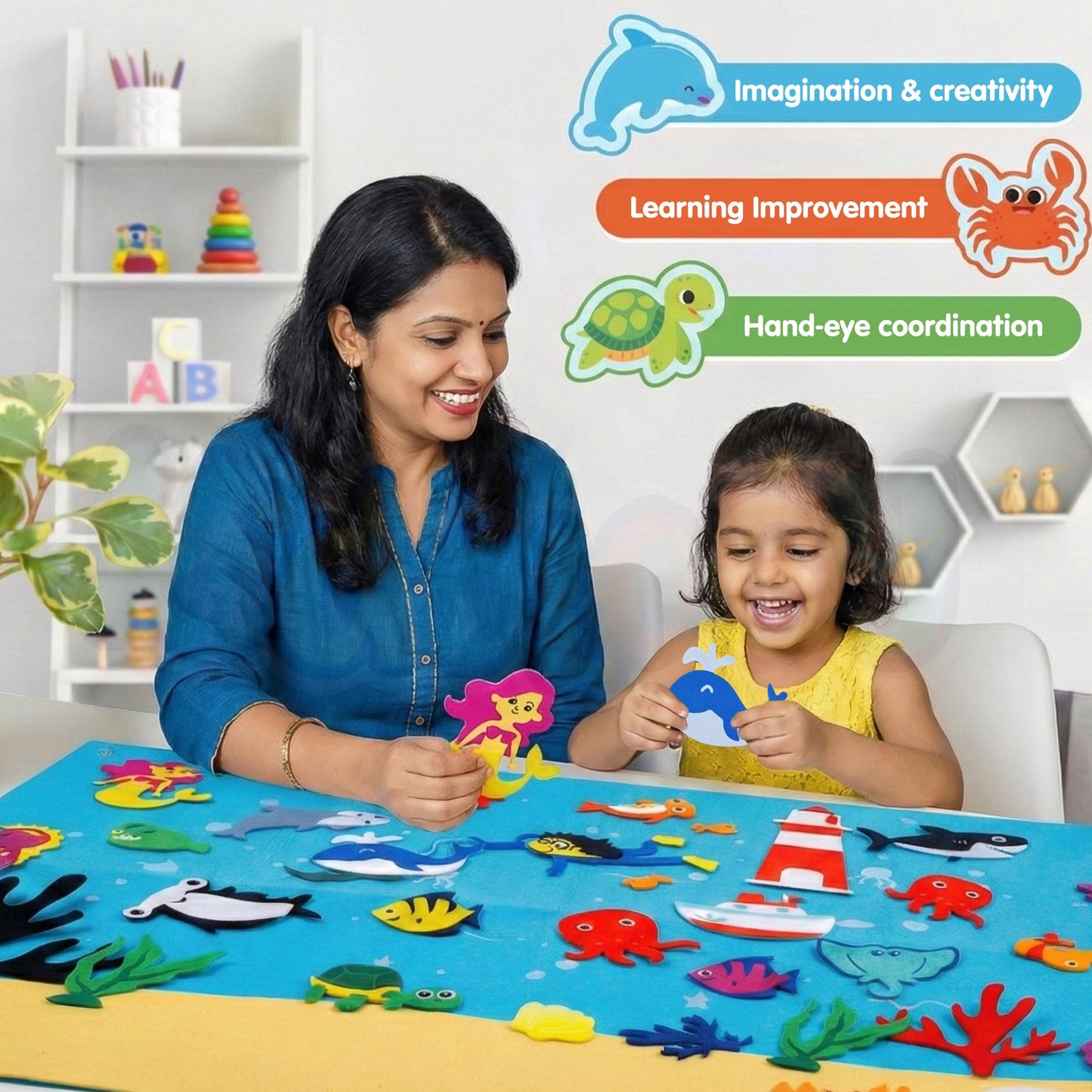 Montessori Felt Story Board Set