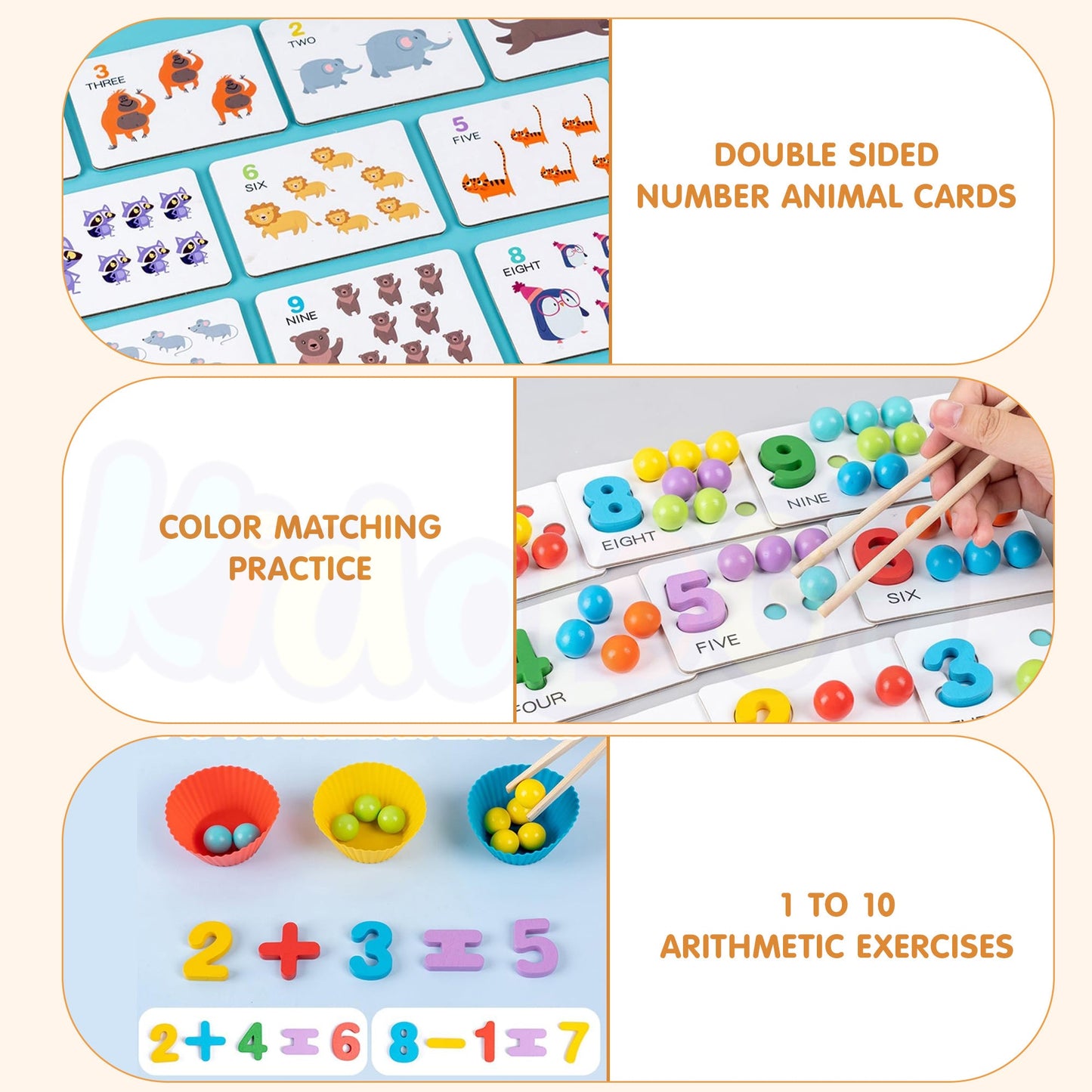 Montessori Arithmetic Math Toy Set