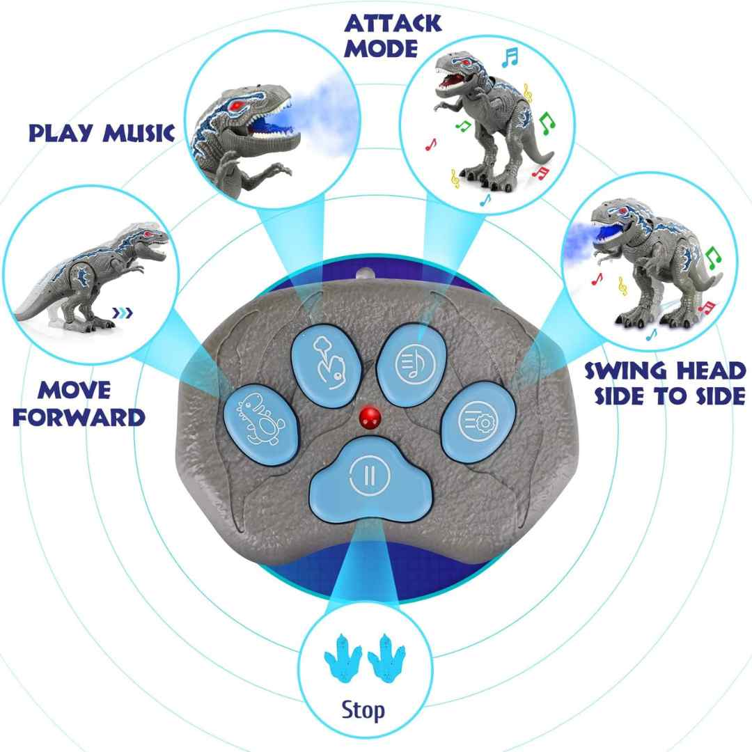 Remote Control Dinosaur Toys for Kids T Rex Dinosaur Toys