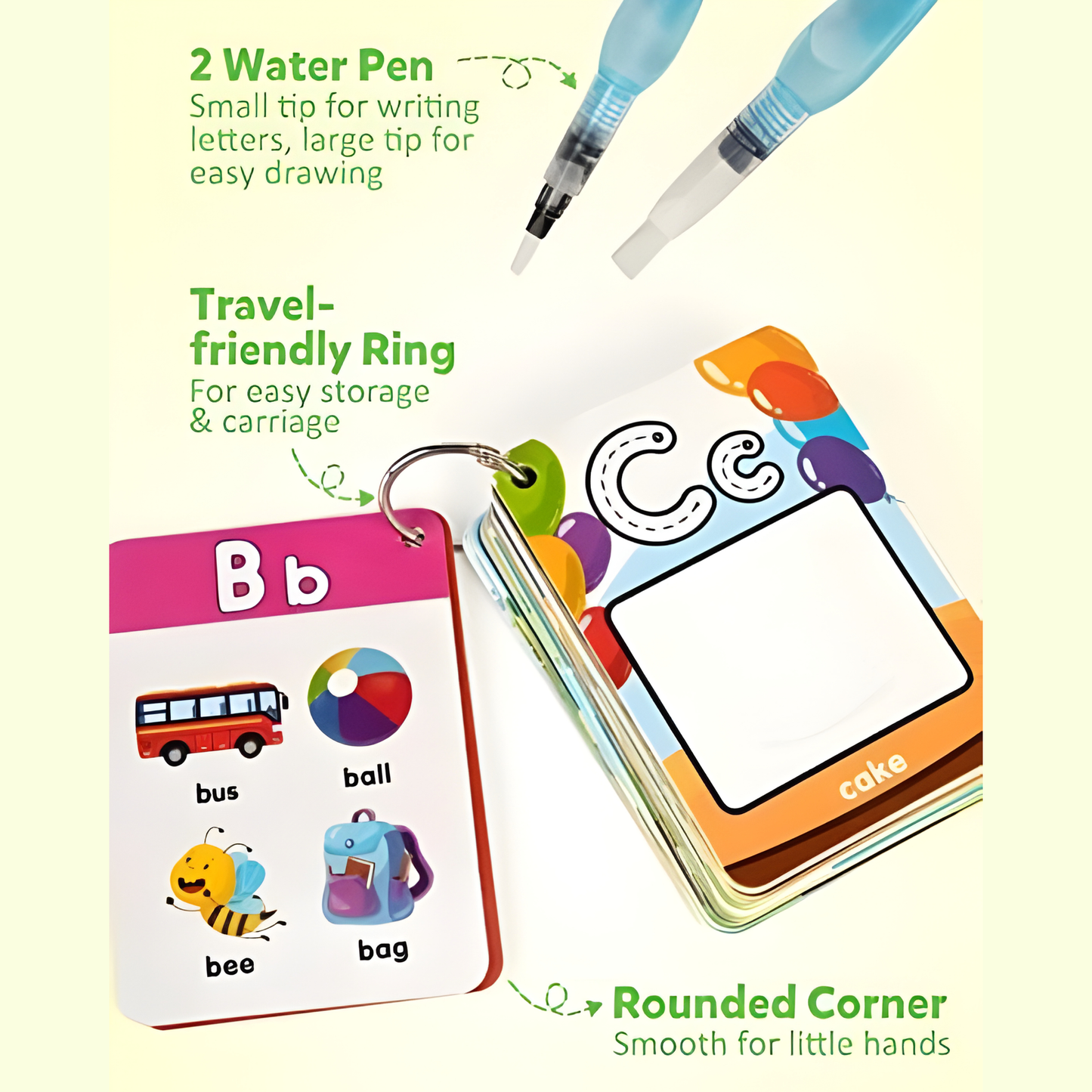 Alphabet Water Coloring Cards