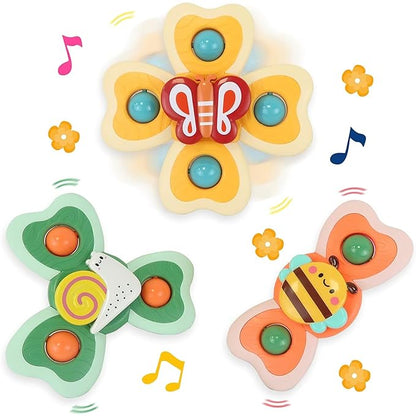 Children's Fun Suction Cup Spinner Toy ( Set of 3 )