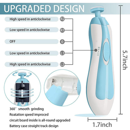 Premium LED Baby Nail Trimmer Kit