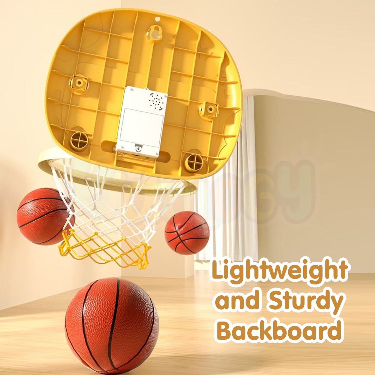 2-in-1 Ultimate Indoor Fun: Basketball + Ring Toss Game Set