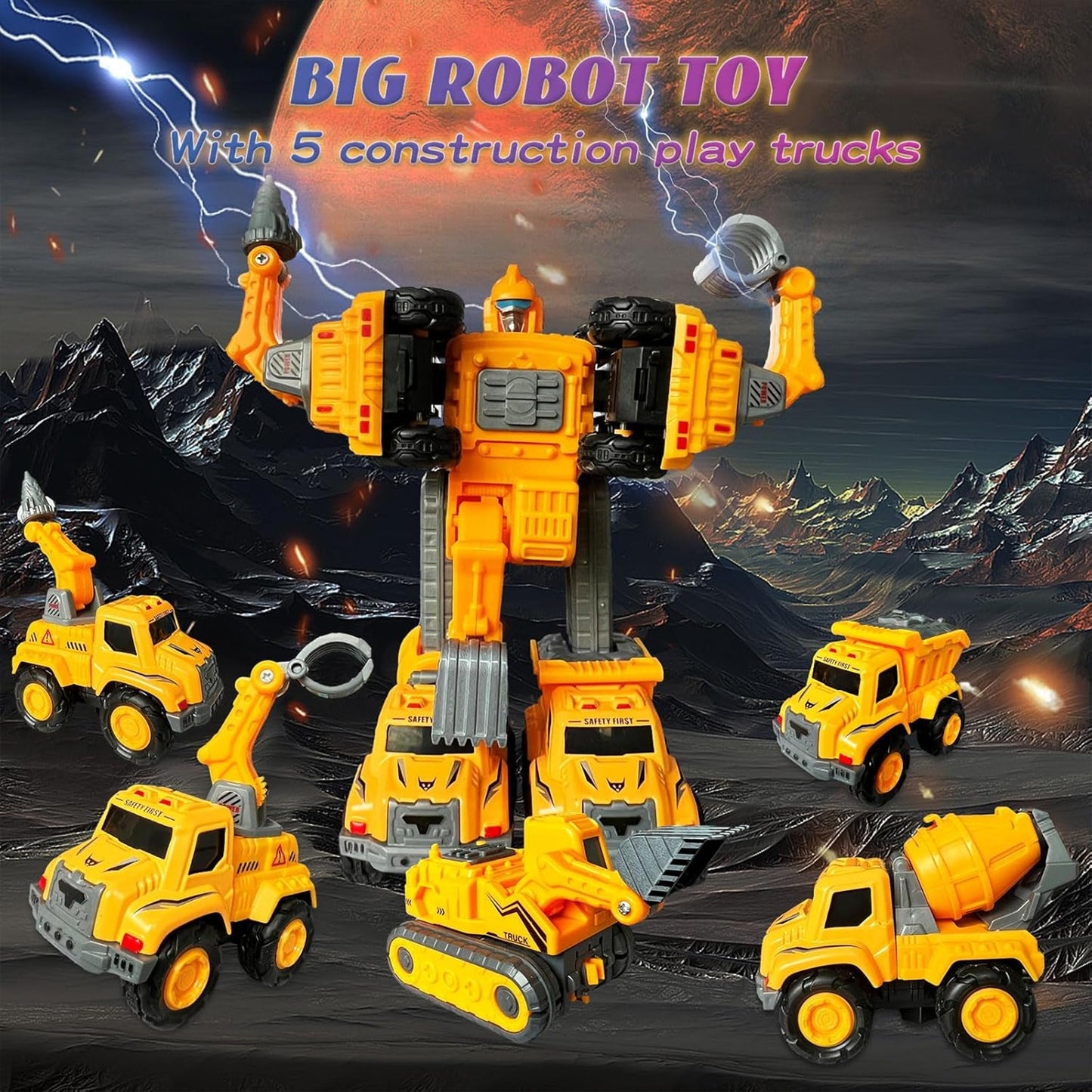 5-in-1 Robot Toy Set