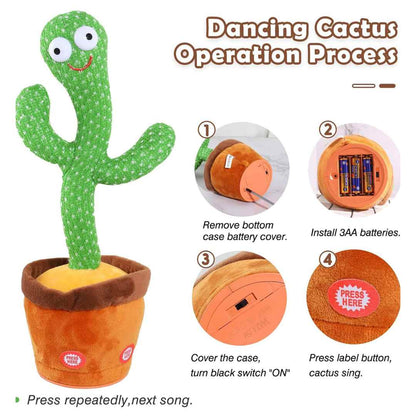 Kids Dancing Talking Cactus Toys for Baby