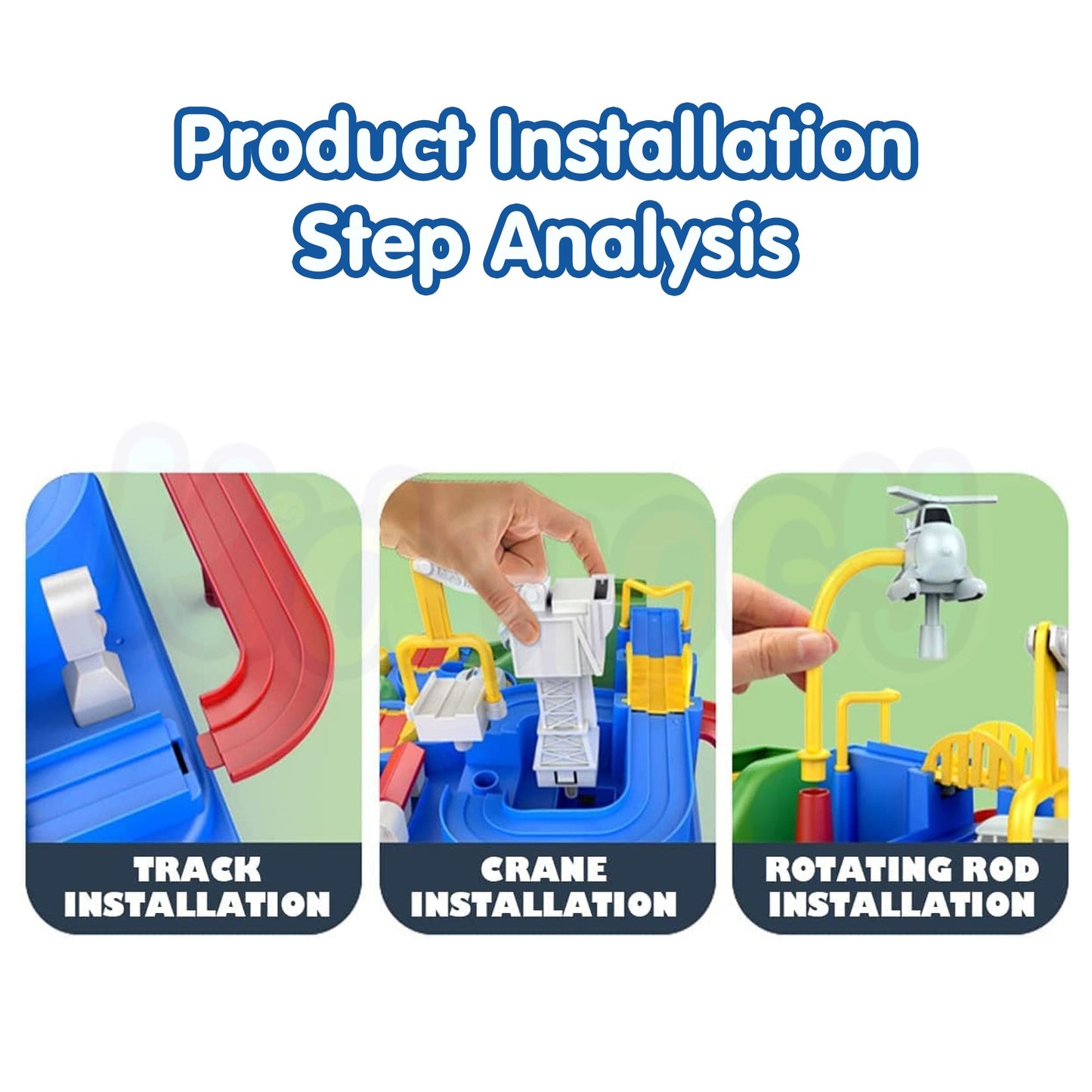 Car Adventure Rescue Track Set Educational Toy