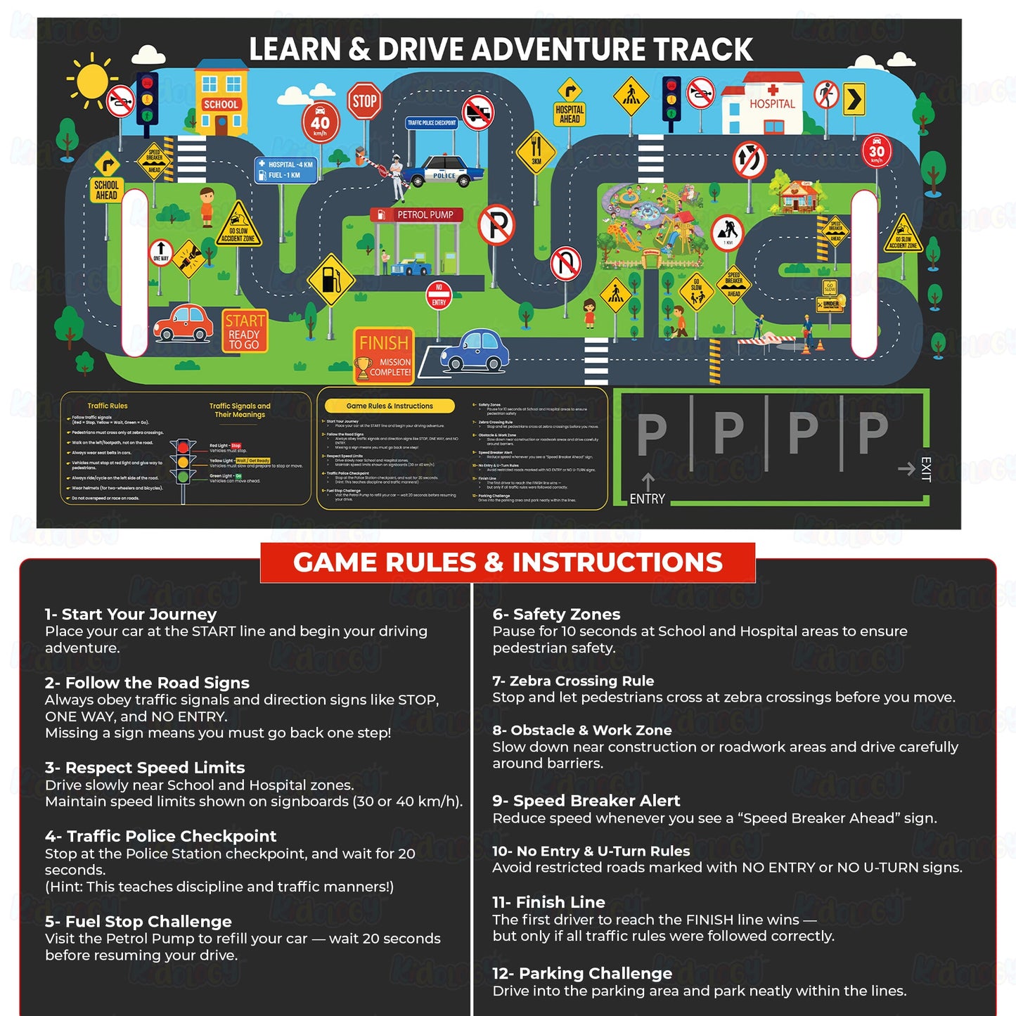 48PCS Die-Cast Pull Back Cars Set