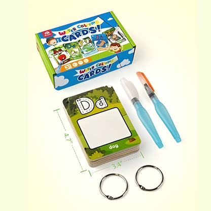 Alphabet Water Coloring Cards