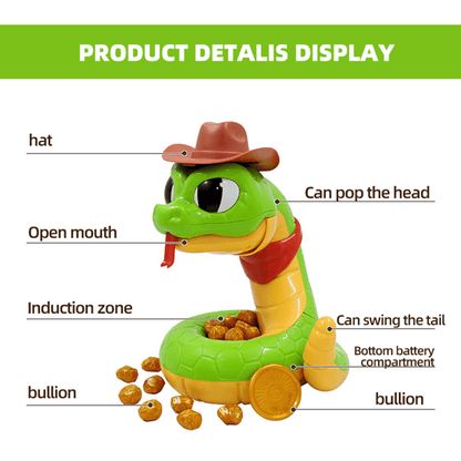 Electric Tricky And Scary Rattlesnake Toy