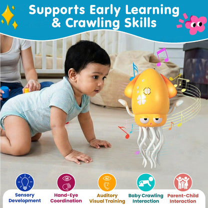 Electric Crawling & Dancing Octopus - Squid Toy